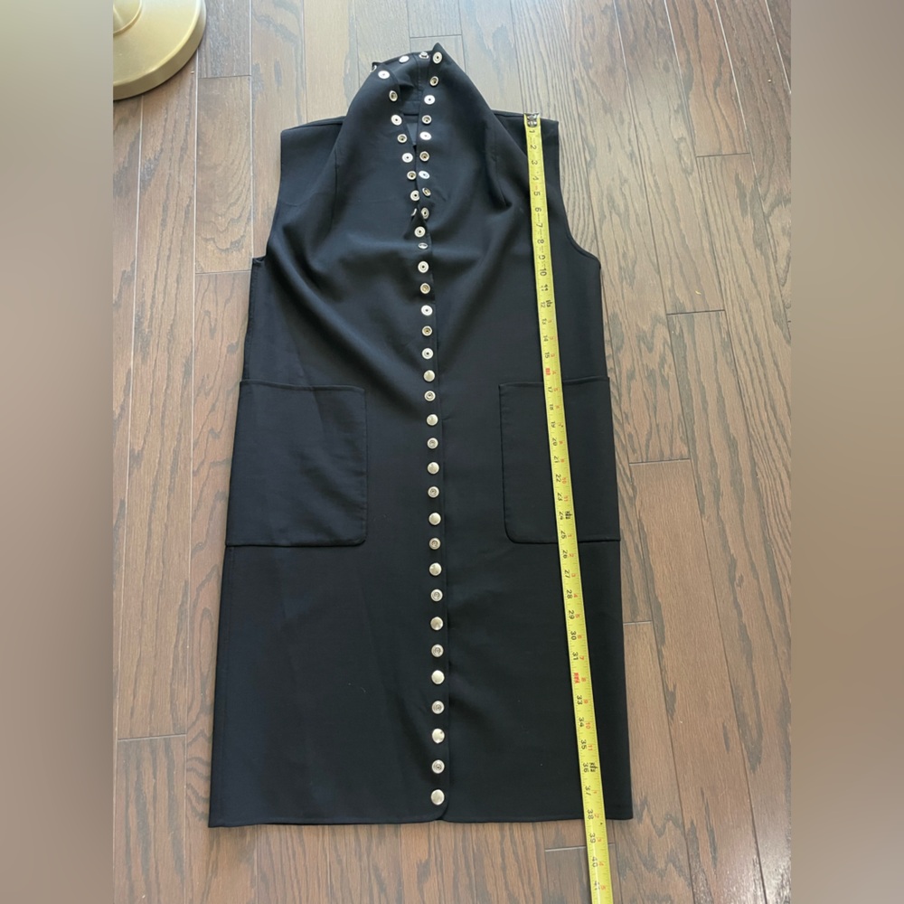 ALEXANDER WANG SNAP FRONT STUD DRESS DUSTER - Picture 15 of 16